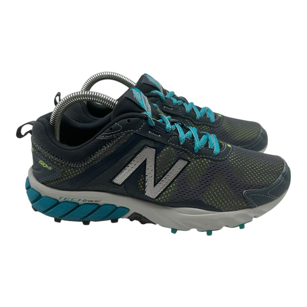 New Balance Techride 610 V5 Shoes Women's Size 8 B Gray Blue Sneakers WT610LG5